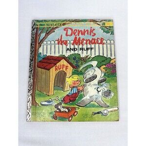 Vintage Dennis the Menace And Ruff, A Little Golden Book 1959
